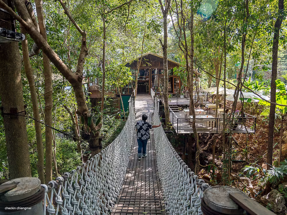 สะพานข้ามไปยังคาเฟ่