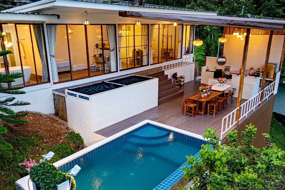 พูลวิลล่า (Pool Villa Day) มี 3 ห้อง